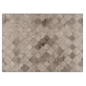Quatrefoil marokkanisches schneidebrett (Vorderseite)
