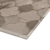 Quatrefoil marokkanisches schneidebrett (Ecke)