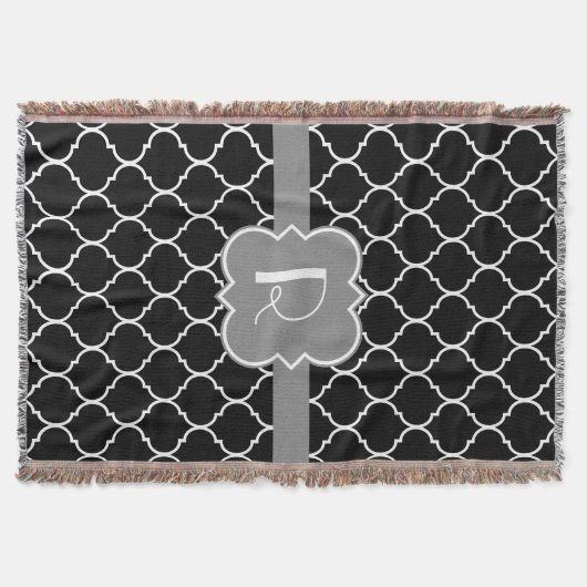 Quatrefoil mit Monogramm Decke (Vorderseite)