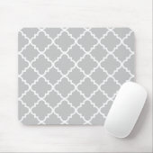 Quatrefoil Mousepad - Grau (Mit Mouse)