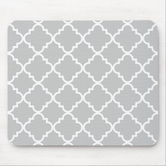 Quatrefoil Mousepad - Grau