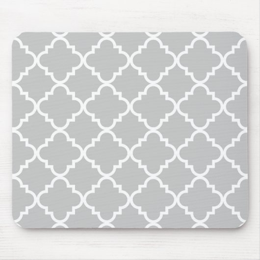 Quatrefoil Mousepad - Grau (Vorne)