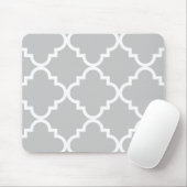Quatrefoil Mousepad - Grau (Mit Mouse)