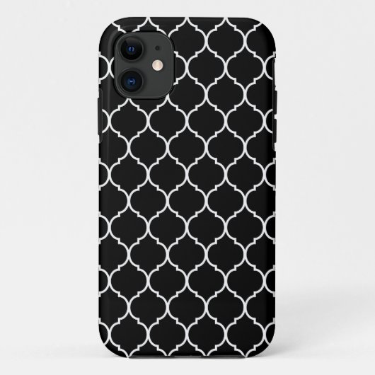 Quatrefoil Muster Case-Mate iPhone Hülle (Rückseite)