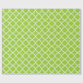Quatrefoil Muster-Verpackungs-Papier - Limon Geschenkpapier (Flach)