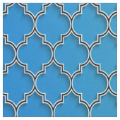 Quatrefoil Ombre Blue Stoff (Nahaufnahme)