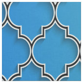 Quatrefoil Ombre Blue Stoff (Nahaufnahme)