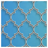 Quatrefoil Ombre Blue Stoff (Muster)