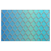 Quatrefoil Ombre Blue Stoff (Fat Quarter (45,7 x 55,9 cm))