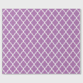 Quatrefoil Packpapier - leuchtende Orchidee (Flach)