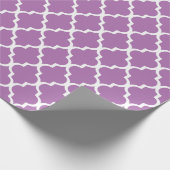Quatrefoil Packpapier - leuchtende Orchidee (Ecke)