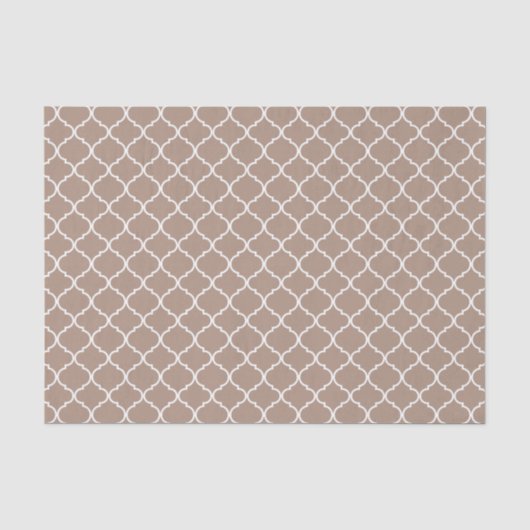Quatrefoil Seidenpapier (Vorderseite)