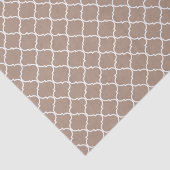 Quatrefoil Seidenpapier (Ausschnitt)