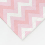 Quatrefoil Zickzack Monogramm des Fleecedecke (Ecke)