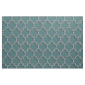 Quatrefolie Aquamarin grünes Gewebe Stoff (Fat Quarter (45,7 x 55,9 cm))