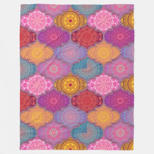 Quatrefolie Fleecedecke (Vorderseite)