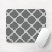 Quatrefolie in Grautönen Mousepad (Mit Mouse)