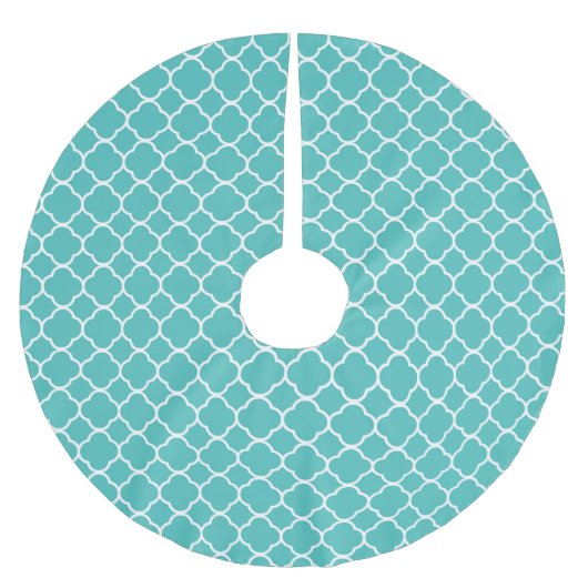 Quatrefolie Polyester Weihnachtsbaumdecke (Vorderseite)