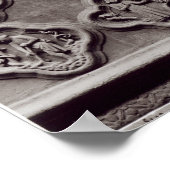 Quatrefolien mit den Zeichen des Dialeks Poster (Ecke)