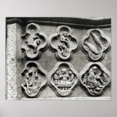 Quatrefolien mit den Zeichen des Dialeks Poster (Vorne)