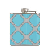 Quatrefolienblau und grau flachmann (Rückseite)