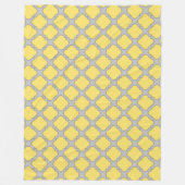 Quatrefoliengelb und grau fleecedecke (Vorderseite)