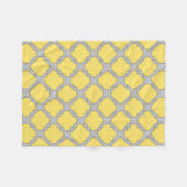 Quatrefoliengelb und grau fleecedecke (Vorderseite (Horizontal))