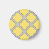 Quatrefoliengelb und grau magnet (Vorne)