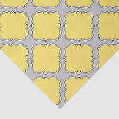 Quatrefoliengelb und grau seidenpapier (Ausschnitt)