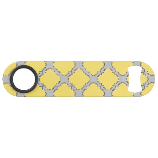 Quatrefoliengelb und grau speed flaschenöffner (Vorderseite (Horizontal))