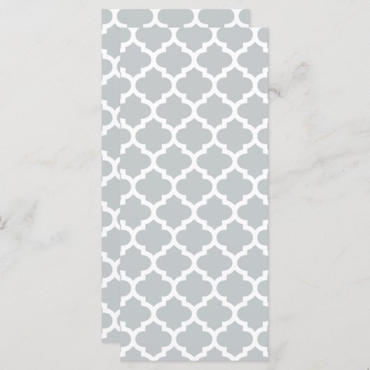 Quatrefoliengitter Trellis-Muster jeder Farbe (Vorne/Hinten)