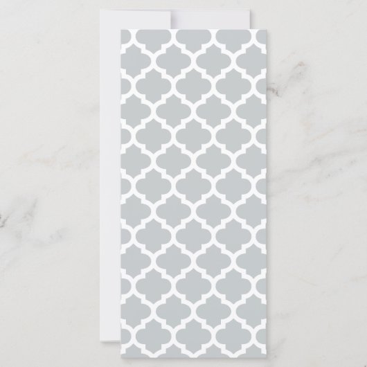 Quatrefoliengitter Trellis-Muster jeder Farbe (Vorderseite)