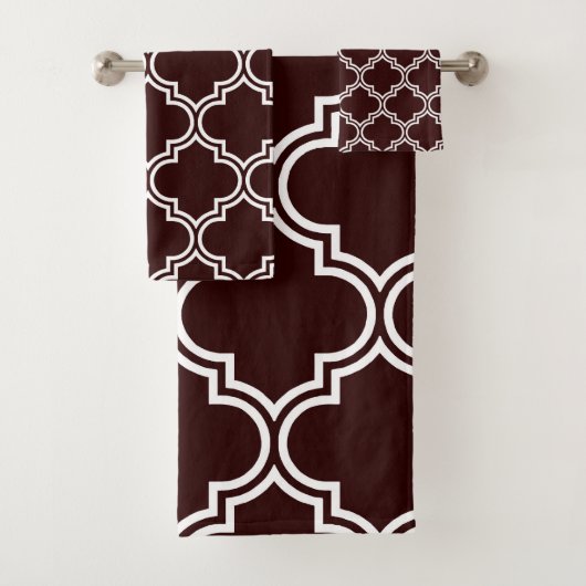 Quatrefolienmuster Badhandtuch Set (Insitu)