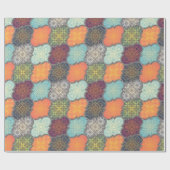 Quatrefolienmuster Geschenkpapier (Flach)