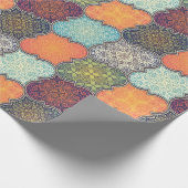 Quatrefolienmuster Geschenkpapier (Ecke)