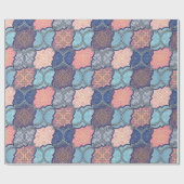 Quatrefolienmuster Geschenkpapier (Flach)