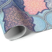 Quatrefolienmuster Geschenkpapier (Rolleneckpunkt)