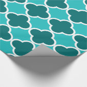 Quatrefolienmuster Geschenkpapier (Ecke)