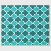 Quatrefolienmuster Geschenkpapier (Flach)