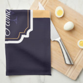 Quatrefolienmuster Geschirrtuch (Viertel Falte)