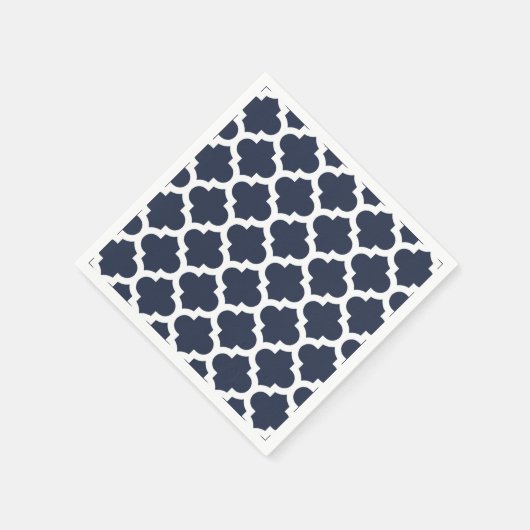 Quatrefolienmuster Serviette (Ecke)