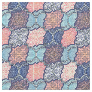 Quatrefolienmuster Stoff