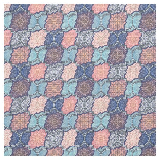 Quatrefolienmuster Stoff (Muster)