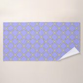 Quatrefolienzwinkle und Grau Badehandtuch (Badehandtuch)