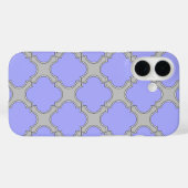 Quatrefolienzwinkle und Grau Case-Mate iPhone Hülle (Rückseite (Horizontal))