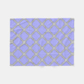 Quatrefolienzwinkle und Grau Fleecedecke (Vorderseite (Horizontal))