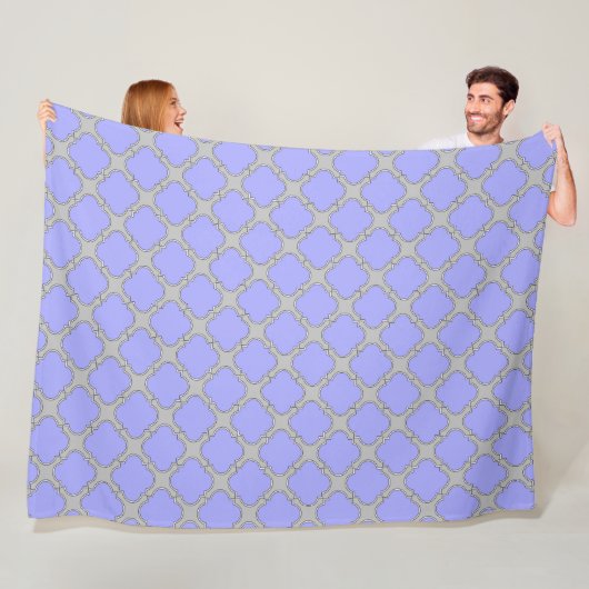 Quatrefolienzwinkle und Grau Fleecedecke (Beispiel)