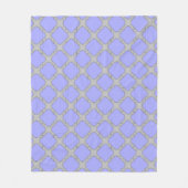 Quatrefolienzwinkle und Grau Fleecedecke (Vorderseite)