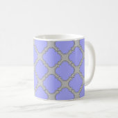 Quatrefolienzwinkle und Grau Kaffeetasse (VorderseiteRechts)