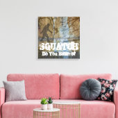 Quatsch, glaubst du? leinwanddruck (Insitu (Wohnzimmer))